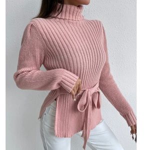 FINAL SALE!Dusty pink turtleneck